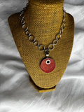 Red Bamboo Coral Necklace
