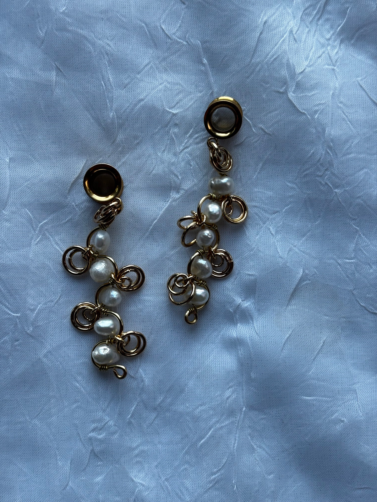 Handmade Freshwater Pearl Gauges