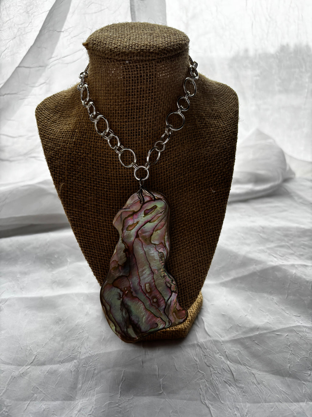 Handmade Abalone shell Necklace