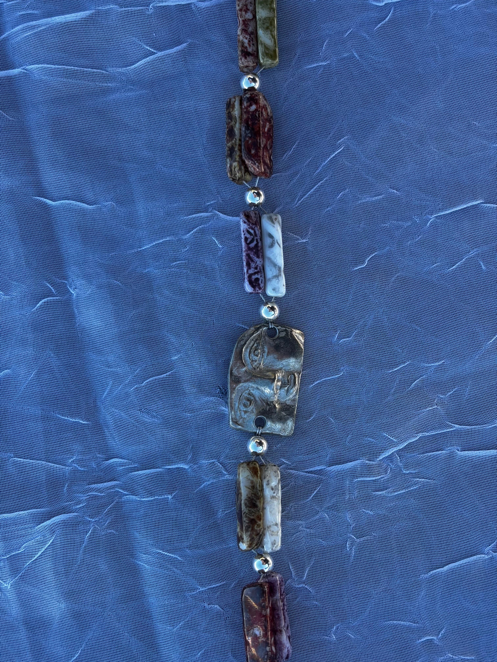 Earthbound Marbled Stone Bracelet
