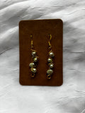 Hidden in Plain Sight | Green Pearl Earrings