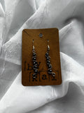 Handmade Hematite Statement Earrings