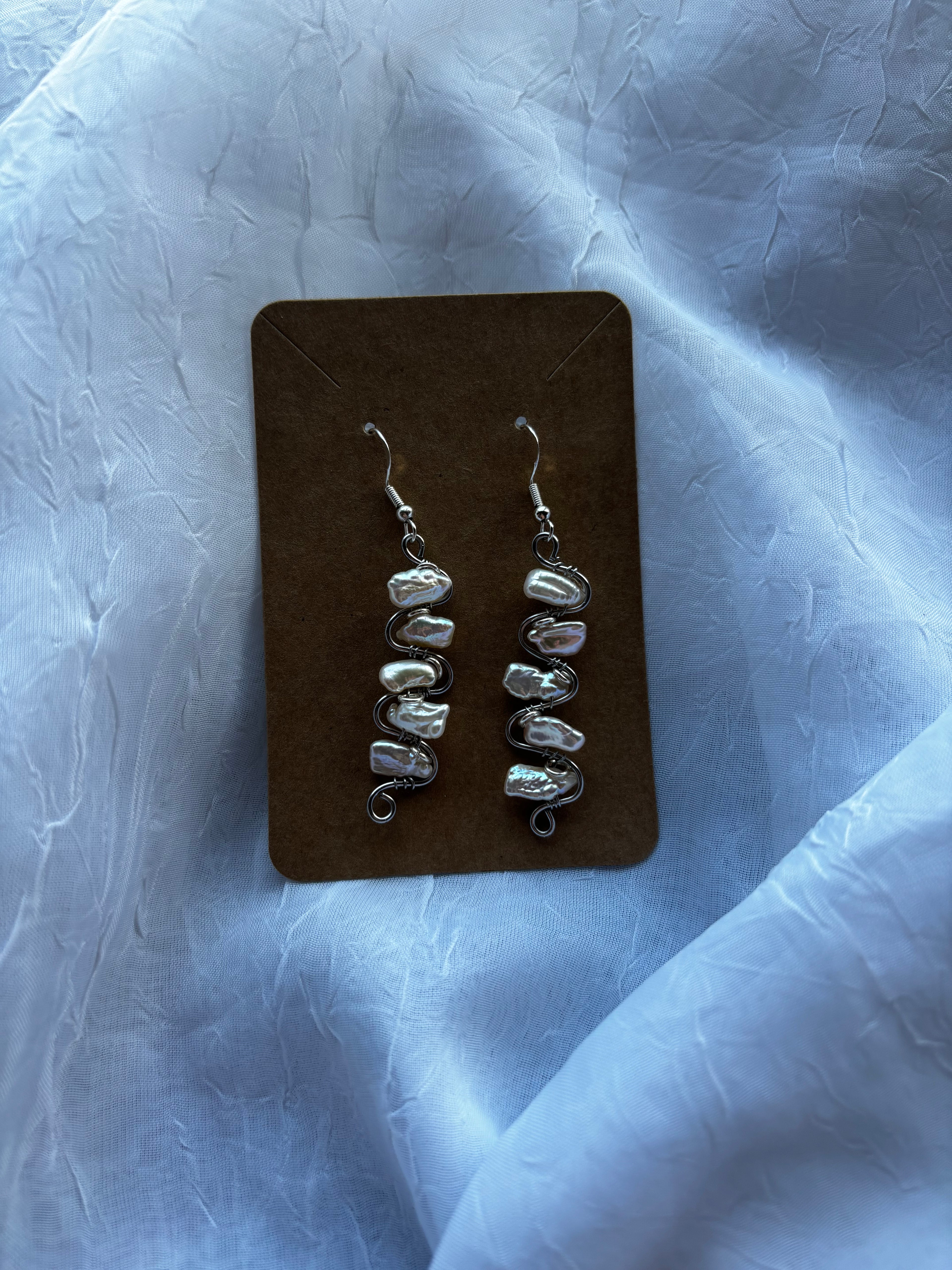 Handmade Freshwater Pearl Earrings