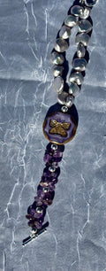 Violet Reverie | Handmade Amethyst & Pearl Bracelet