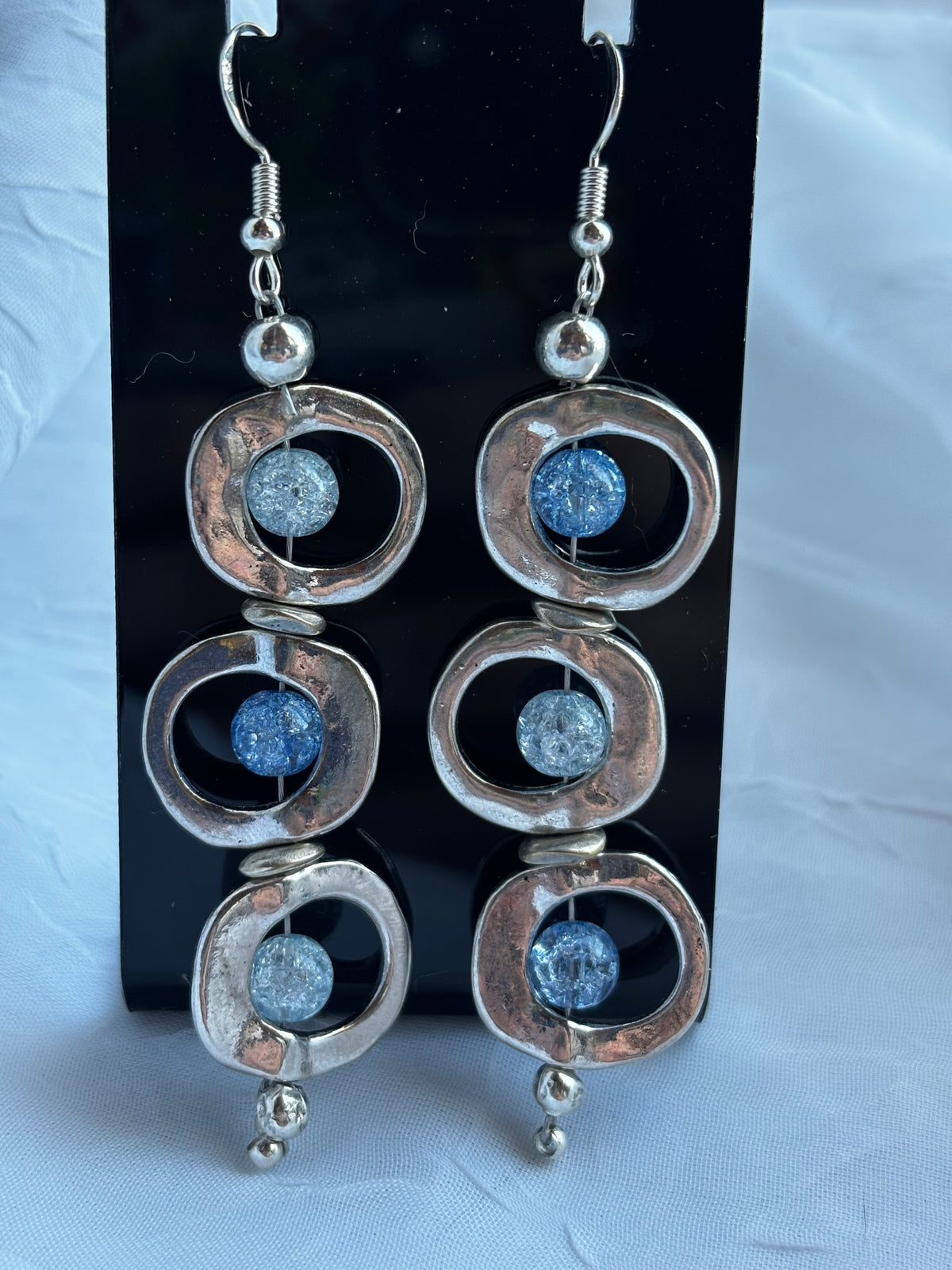 Glass Slipper Earrings | Handmade Statement Earrings