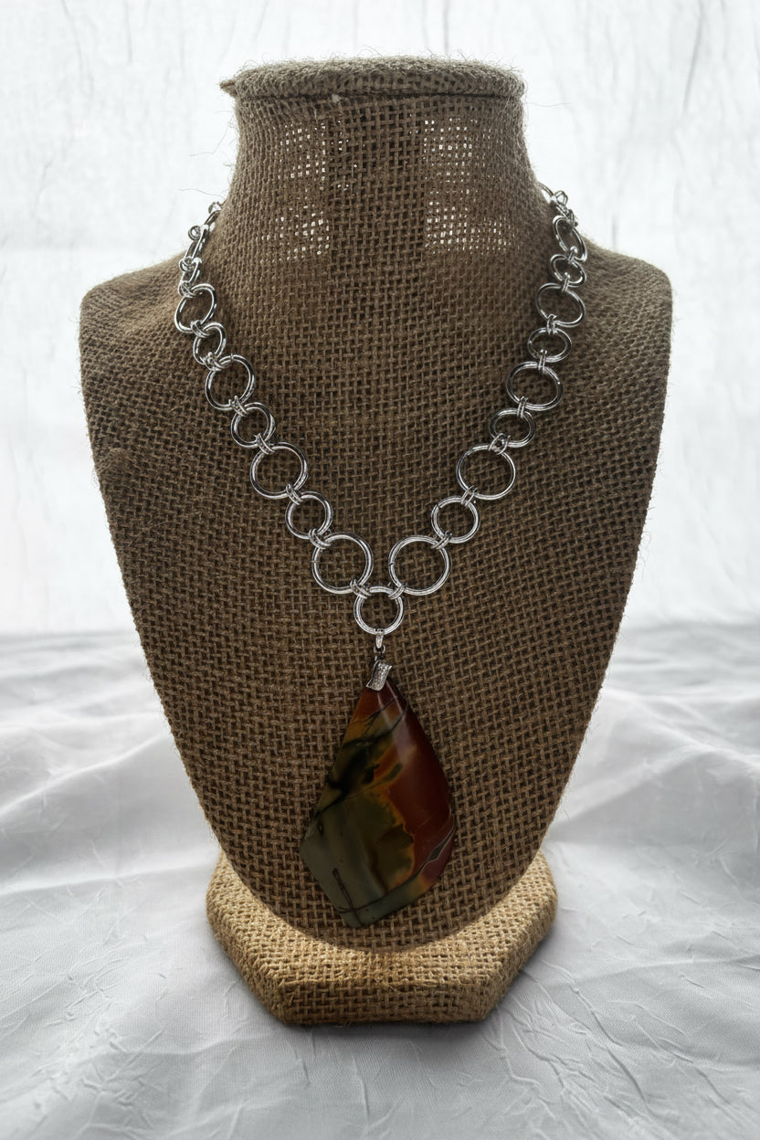 Handmade Imperial Jasper Necklace