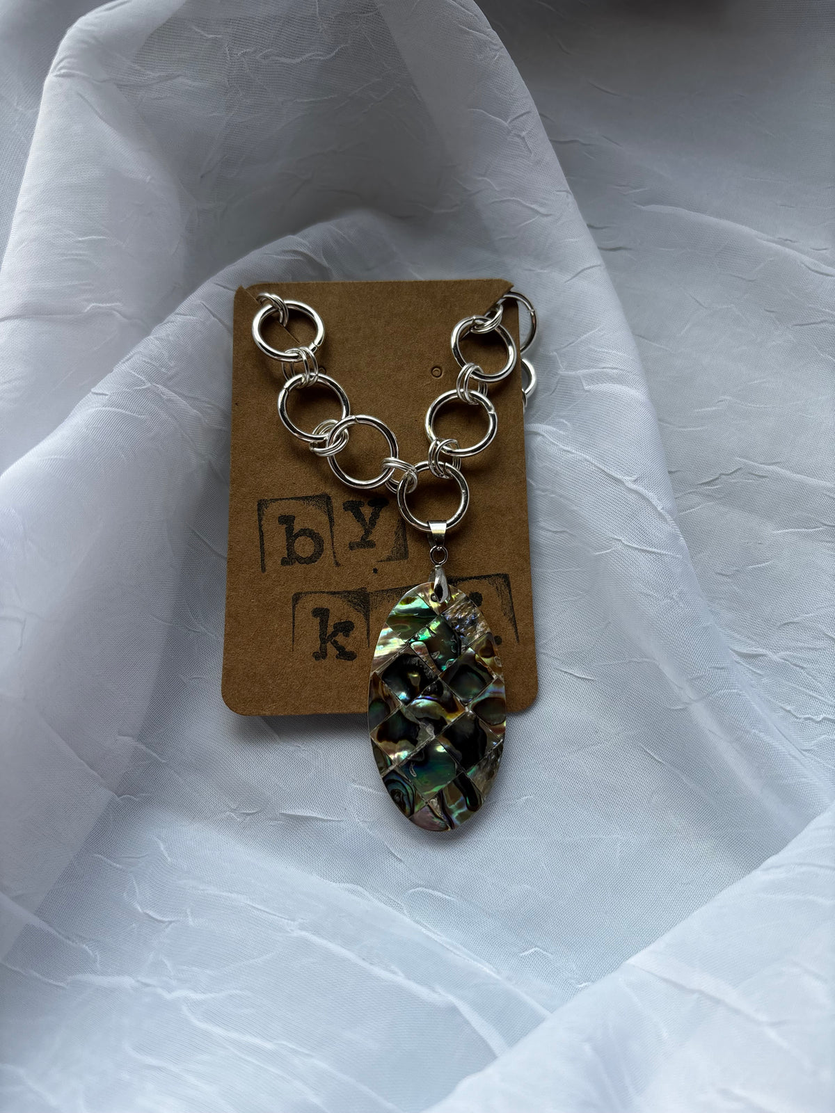 Handmade Abalone Shell Necklace