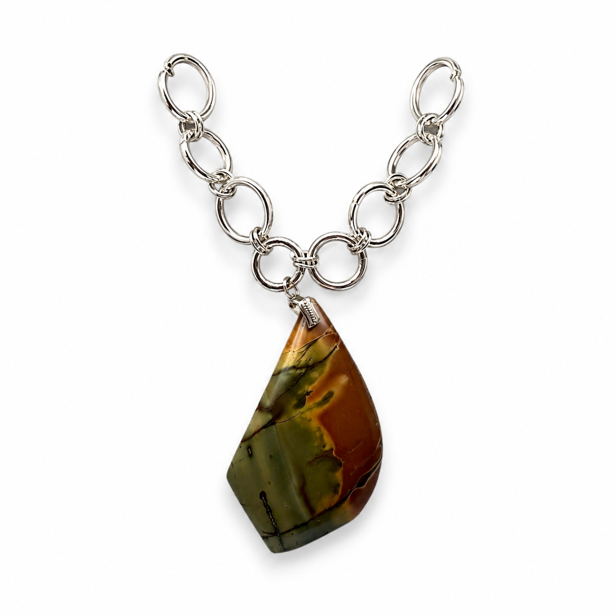 Handmade Imperial Jasper Necklace