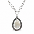 Handmade Mother Of Pearl Statement Necklace