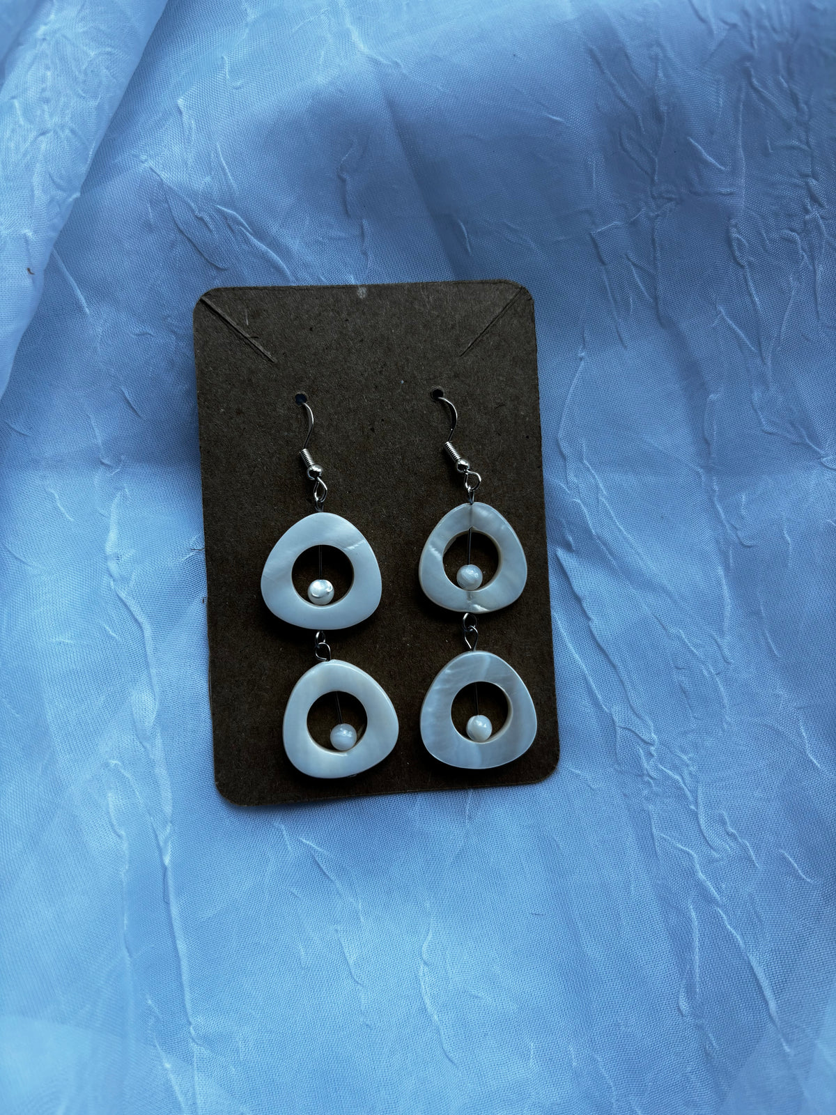 Reflection - Mother of Pearl Drop Earrings