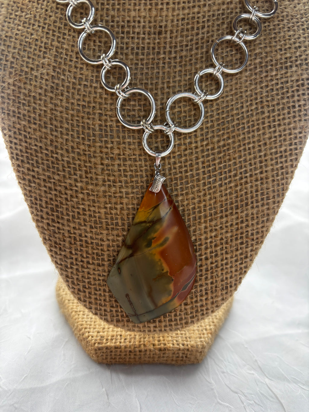 Handmade Imperial Jasper Necklace