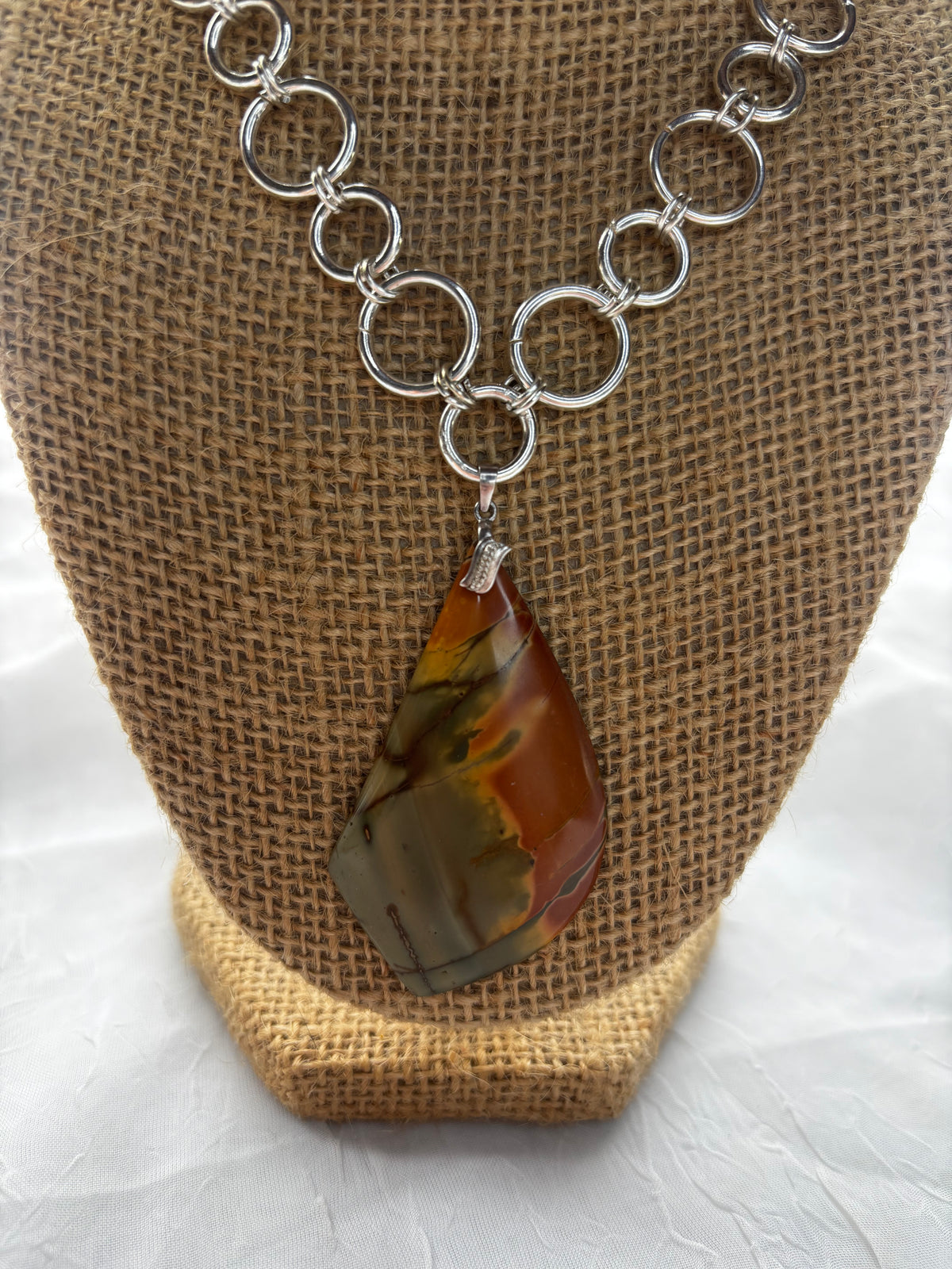 Handmade Imperial Jasper Necklace