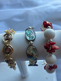 Handmade abalone shell bracelet