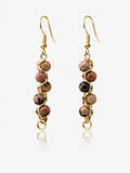Handmade Rhodonite Earrings