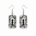 Handmade Silver Chrysocolla Earrings