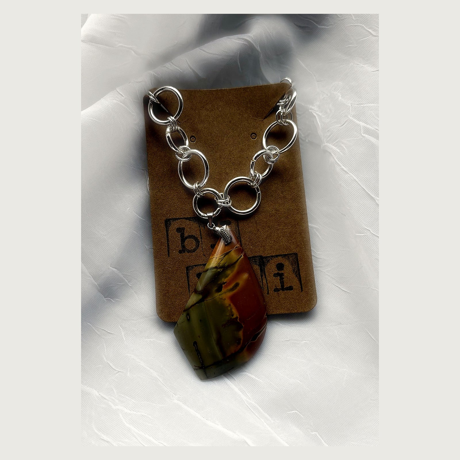 Handmade Imperial Jasper Necklace